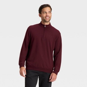 Men's Comfort Wear 1/4 Zip Sweatshirt - Goodfellow & Co™ - 1 of 3