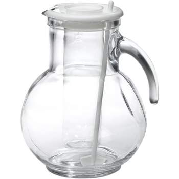 Luminarc Quadro 57.25-Ounce Jug/Pitcher with White Lid