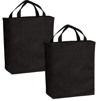Port Authority Ideal Twill Durable Grocery Tote (2 Pack) - Spacious Reusable  Eco-friendly bag Eco-friendly bag