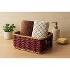 Handwoven Sabaii Grass Towel Basket – Brown - 2 of 3