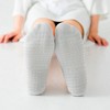 Anna-Kaci Women's 2-Pack Ballet Style Grip Socks with Crisscross Elastic Straps and Non-Slip Soles for Yoga or Pilates - 3 of 3