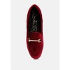 Evelio Horsebit Embellsihed Velvet Women Loafers - 4 of 4