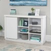 Sauder 29.5" 6 Shelf Northcott Bookcase White - image 3 of 4