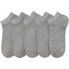 SERISIMPLE Women Viscose Bamboo Ankle Low Cut Thin Lightweight Pastel Color Soft Socks 5 Pairs - 3 of 4