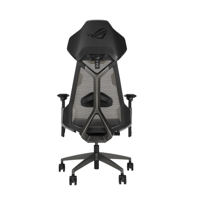 ASUS ROG Destrier Ergo Gaming Chair, Futuristic Cyborg Aesthetic, Versatile Seat Adjustments, Mobile Gaming Arm Support Mode, Acoustic Panel, 2 of 5