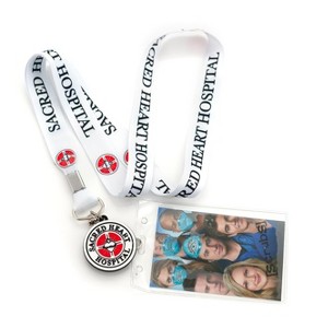 Surreal Entertainment Scrubs Official Sacred Heart Hospital Lanyard | Includes ID Holder & Charm - 1 of 4