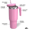 Hydrapeak Voyager 40 Oz Stainless Steel Tumbler , Insulated Water Bottle With Straw, Cupholder Friendly Reusable Travel Mug - 4 of 4