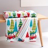 Merry & Bright Holly Jolly Holiday Quilted Throw - Levtex Home - 3 of 4