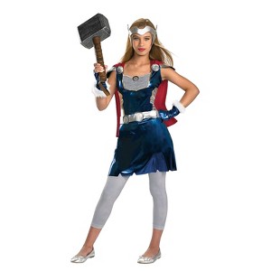 Disguise Toddler Girls Marvel Thor Costume - Size 2T - Yellow - 1 of 2