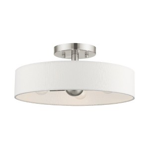 Livex Lighting Venlo 4 - Light Semi-Flush Mount in  Brushed Nickel - 1 of 1