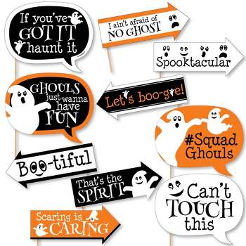 Big Dot Of Happiness Jack-o'-lantern Halloween - Banner And Photo Booth  Decorations - Kids Halloween Party Supplies Kit - Doterrific Bundle : Target