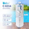 Unicel C-8316 150 Square Foot Media Replacement Pool Filter Cartridge with 215 Pleats, Compatible with Hayward Pool Products - 2 of 4