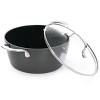 Kenmore Elite 10 Piece Aluminum Diamond-Infused Ceramic Nonstick Cookware Set in Blue - 4 of 4