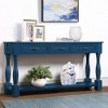 PAGED 63 inch Long Console Table,Modern Entryway Table with 3 Drawers and 1 Bottom Shelf for Living Room,Entryway Hallway - 4 of 4