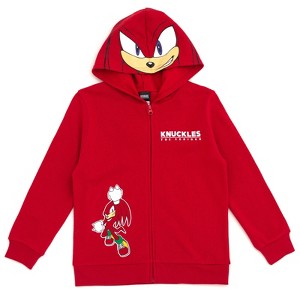 SEGA Sonic the Hedgehog Fleece Zip Up Hoodie Little Kid to Big Kid - 1 of 4