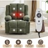 Power Lift Recliner Chair with Massage & Heat, 135° Lay Flat, Oversized Stand Assist Chair for Elderly, 2 Cup Holders - Living Room - 4 of 4
