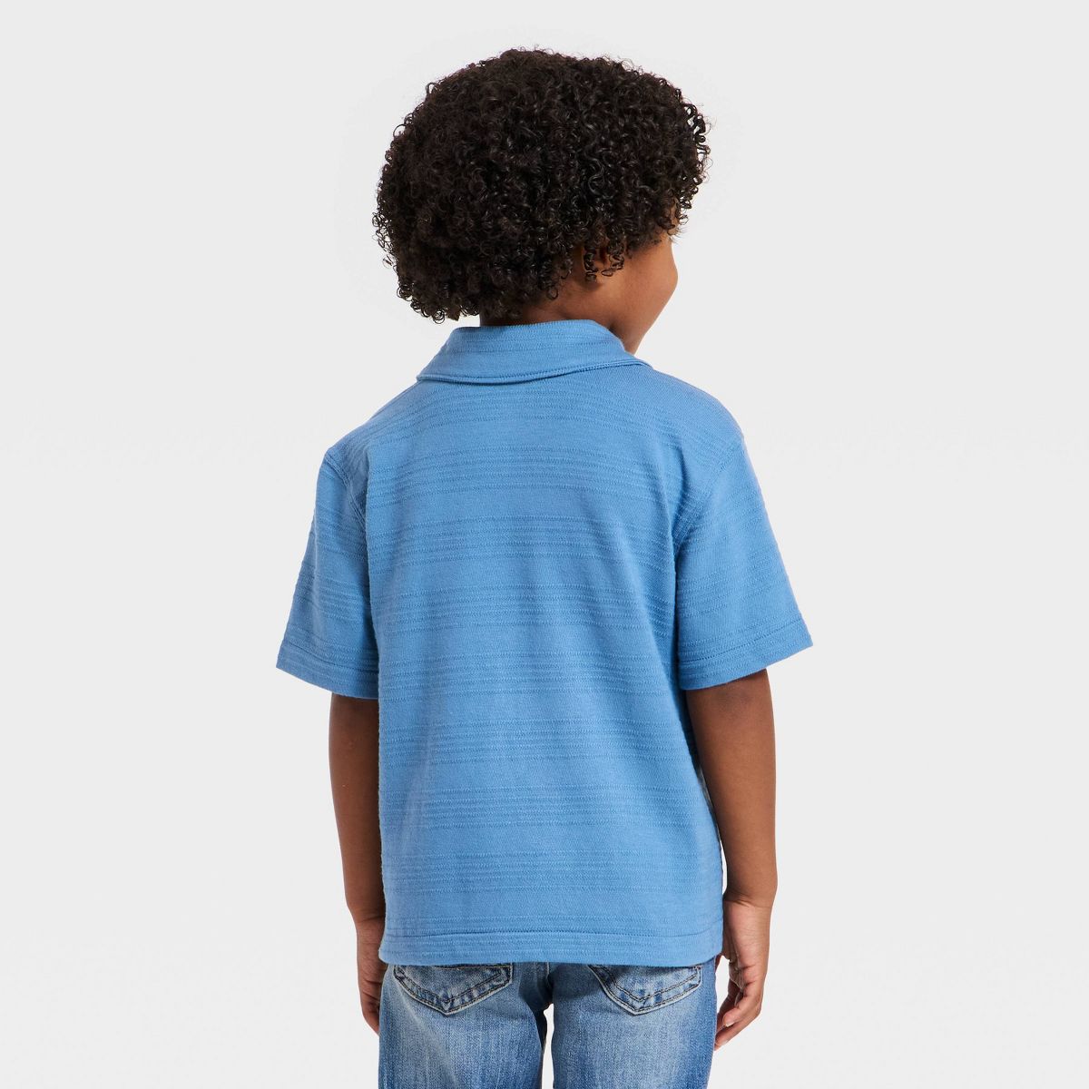 Toddler Boys' Short Sleeve Button-Down Shirt - Cat & Jack™ - thumbnail 2