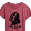 Women's - Star Wars - Sketch Darth Vader Short Sleeve Graphic T-Shirt - 2 of 4