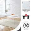 FURNIinspire Dining Tables Modern Minimalist Dining Table, Dining Table With White Tabletop And Acrylic Table Legs, White, 67"*35"*30" - 4 of 4
