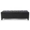 NicBex 50.75 Inch Storage Ottoman Bench Modern Velvet Bench, Under Bed Storage for Living Room, Bedroom, Entryway - 4 of 4