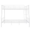 Luxystar Full XL Over Queen Bunk Bed, Metal Frame with Safety Guardrails, Split into Two Standalone Beds for Apartment - 4 of 4