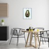 Stupell Industries Disco Avocado on Blue Black Framed Giclee Art - 2 of 4