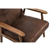 NicBex Mid-Century Modern Accent Chair,Living Room Chair with Wood Arms,Armchair for Living Room,Bedroom,Office - 4 of 4