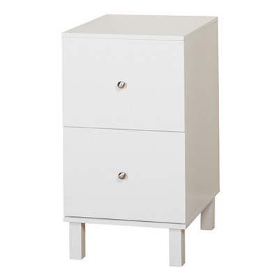 target white file cabinet