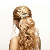 Unique Bargains Women's Texture Ponytail Buckle Hair Clip 1 Pc - 2 of 4