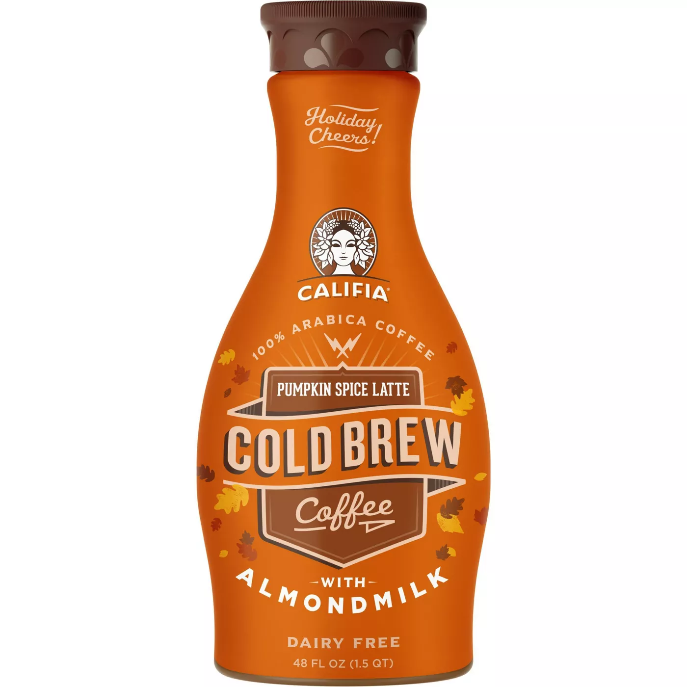 Califia Farms Dairy-Free Pumpkin Spice Latte Cold Brew Coffee with Almondmilk - 48 fl oz - image 1 of 6