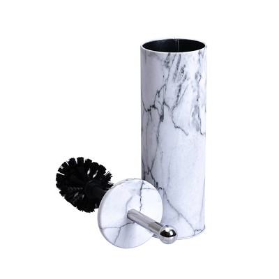 home basics Toilet Brushes BLACK - Black Marble Toilet Brush