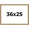 PosterPalooza | 36x25 Wood Antique Frame with UV Acrylic, 4 Finishes: Bronze, Gold, Silver, and Black - 2 of 4