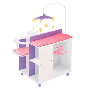 Olivia's Little World Little Princess Baby Dolls Two-Sided Baby Dolls Changing Station - 1 of 4