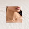 EVRY JEWELS WATERPROOF Gold or Silver Plated Toi et Moi Necklace - 3 of 3
