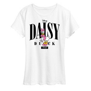 Women's - Disney - Daisy Duck 1940 Collegiate Short Sleeve Graphic T-Shirt - 1 of 4