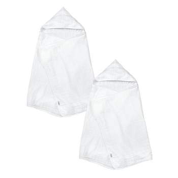Burt's Bees Baby® Set of 2 A-Bee-C Hooded Towels - Gray
