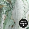 Americanflat 71x74 Shower Curtain - Abstract Shower Curtain Marble Petroleum by PI Creative Art - 3 of 4