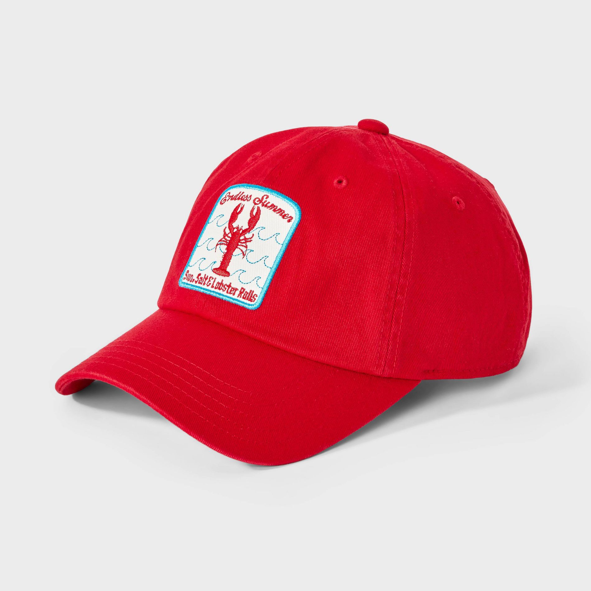 Lobster Patch Baseball Hat - Universal Thread™ Red