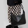 Hobo Bags for Women, Ultra Soft Foldable Vegan Leather Shoulder Handbag, Stylish Slouchy Tote Purses (Black) - 3 of 4