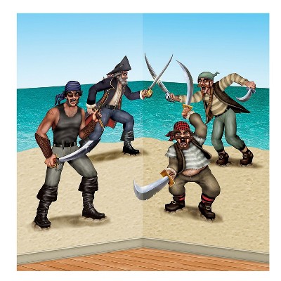 Beistle 33" - 3' 11 1/2" Dueling Pirate and Bandit Props 6/Pack 52012