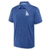 MLB Los Angeles Dodgers Men's Heather Polo T-Shirt - 2 of 3
