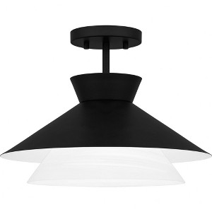 Quoizel Lighting 1 - Light Semi-Flush Mount in  Matte Black - 1 of 1