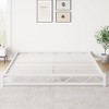 Whizmax 6 Inch Queen Size Metal Platform Bed Frame with Wavy Pattern, Mattress Foundation, No Box Spring Needed, Easy Assembly, White - 2 of 4