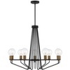 Designers Fountain Ravella 9 - Light Chandelier in  Black - 3 of 3