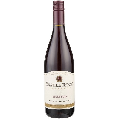 Castle Rock Pinot Noir/Mendocino Red Blend Wine - 750ml Bottle