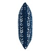 18"x18" Skyline Furniture Square Outdoor Throw Pillow Flutter Shibori Indigo: Handmade, Comfort Design, Zipper Closure - 2 of 4