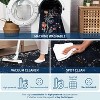 Acekool Washable Floral Area Rug, Non-Slip Low Pile Soft Carpet, Stain Resistant Indoor Rug for Living Room, Bedroom, Dining Room - 4 of 4
