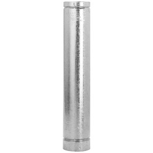 Selkirk 6" Diameter Round Type B Gas Chimney Vent Pipe 60" Length Silver, 106060 - 1 of 1