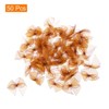 Unique Bargains Fabric Craft Gift Packaging Accessories Satin Mini Ribbon Bows 50 Pcs - 3 of 4