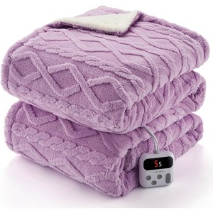Heated Blanket, Soft Washable Thick Tufted Electric Blanket, Heating Blanket for Bedding, 10 Heating Levels & 10 Time Settings,  Machine Washable - 1 of 4